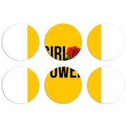 Магнитные фотопазлы круги d55 набор 6 штук 