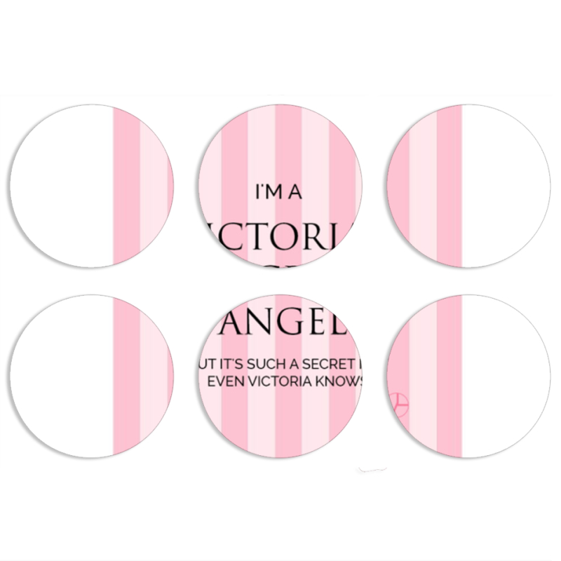 Магнитные фотопазлы круги d55 набор 6 штук 