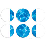 Магнитные фотопазлы круги d55 набор 6 штук 