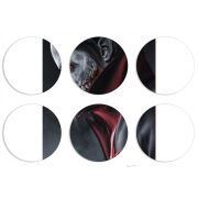 Магнитные фотопазлы круги d55 набор 6 штук 