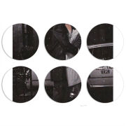 Магнитные фотопазлы круги d55 набор 6 штук 