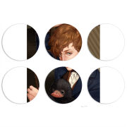 Магнитные фотопазлы круги d55 набор 6 штук 