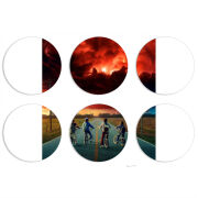 Магнитные фотопазлы круги d55 набор 6 штук 