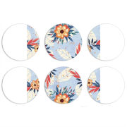 Магнитные фотопазлы круги d55 набор 6 штук 