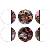 Магнитные фотопазлы круги d55 набор 6 штук 