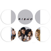 Магнитные фотопазлы круги d55 набор 6 штук 