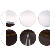 Магнитные фотопазлы круги d55 набор 6 штук 