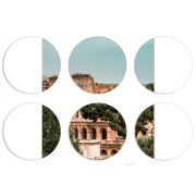 Магнитные фотопазлы круги d55 набор 6 штук 