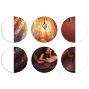 Магнитные фотопазлы круги d55 набор 6 штук 