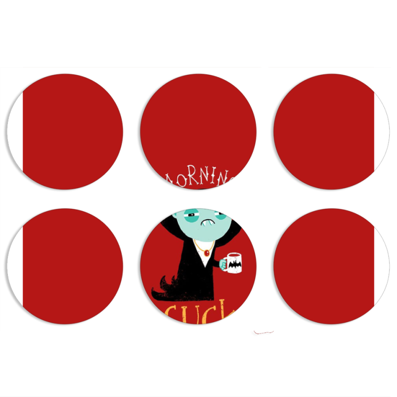 Магнитные фотопазлы круги d55 набор 6 штук 