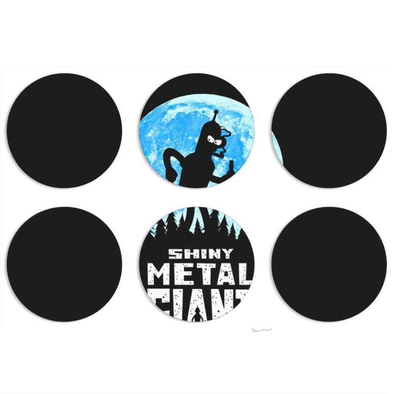 Магнитные фотопазлы круги d55 набор 6 штук 