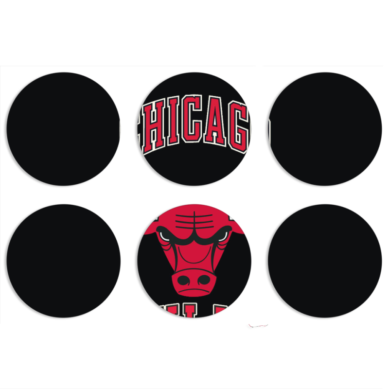 Магнитные фотопазлы круги d55 набор 6 штук 