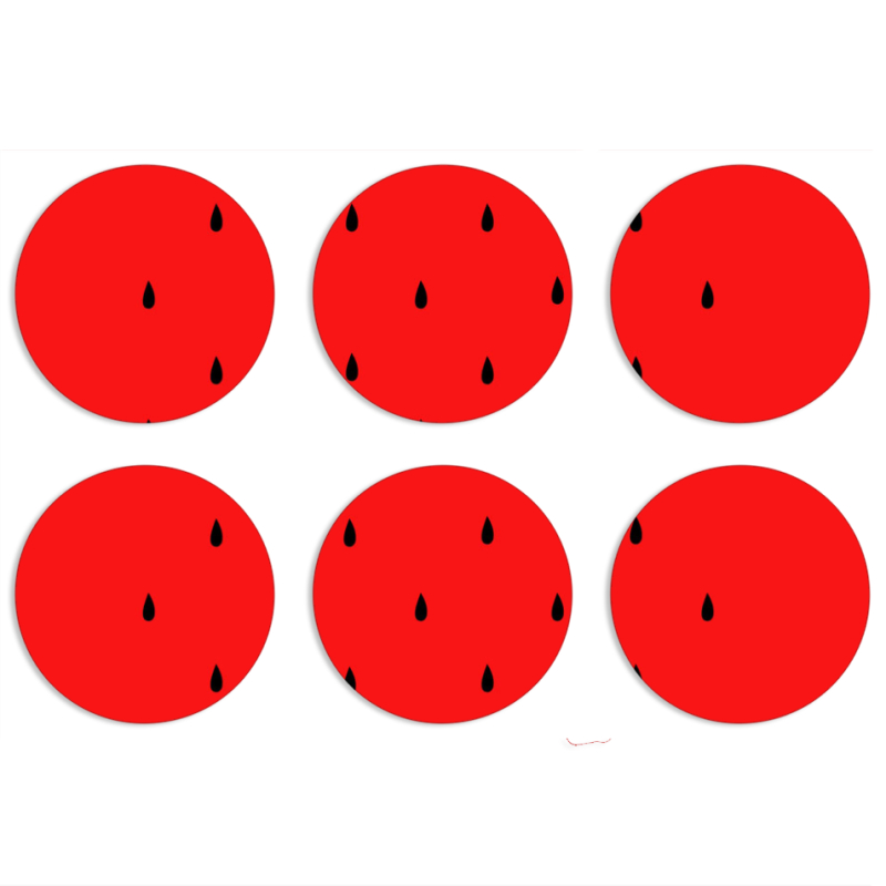 Магнитные фотопазлы круги d55 набор 6 штук 