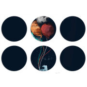 Магнитные фотопазлы круги d55 набор 6 штук 