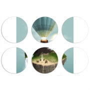 Магнитные фотопазлы круги d55 набор 6 штук 