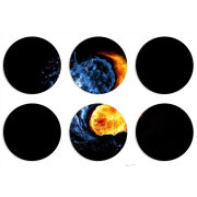 Магнитные фотопазлы круги d55 набор 6 штук 