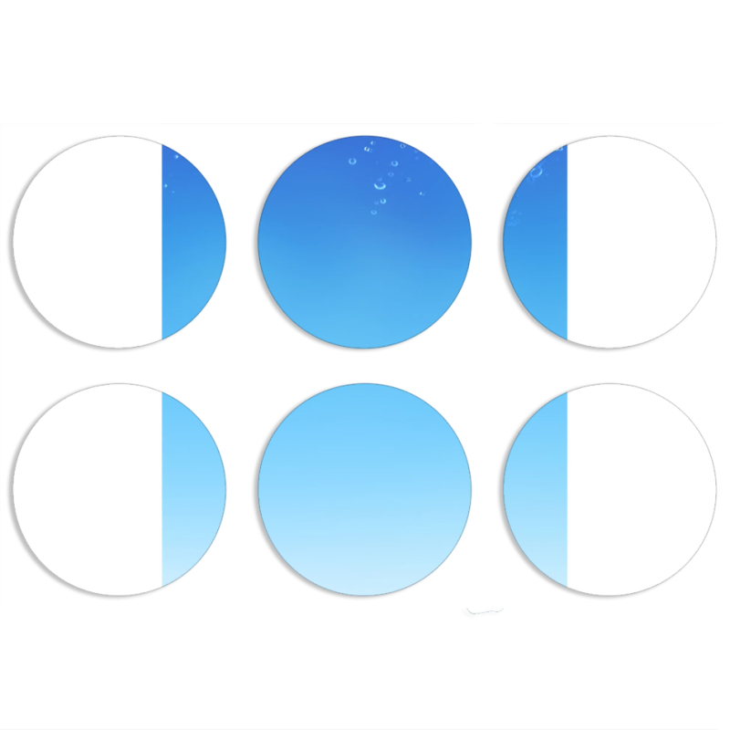 Магнитные фотопазлы круги d55 набор 6 штук 