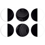 Магнитные фотопазлы круги d55 набор 6 штук 