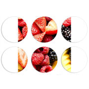 Магнитные фотопазлы круги d55 набор 6 штук 