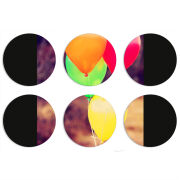 Магнитные фотопазлы круги d55 набор 6 штук 