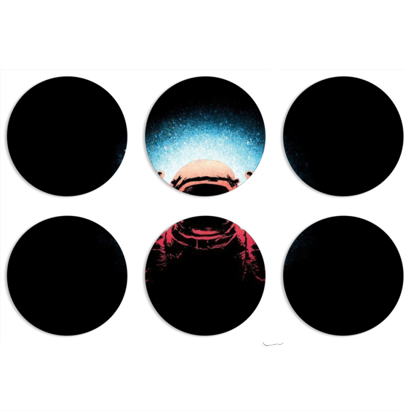 Магнитные фотопазлы круги d55 набор 6 штук 