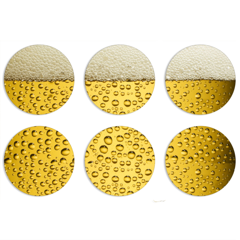 Магнитные фотопазлы круги d55 набор 6 штук 