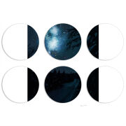 Магнитные фотопазлы круги d55 набор 6 штук Between two Days