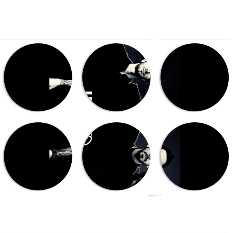 Магнитные фотопазлы круги d55 набор 6 штук 