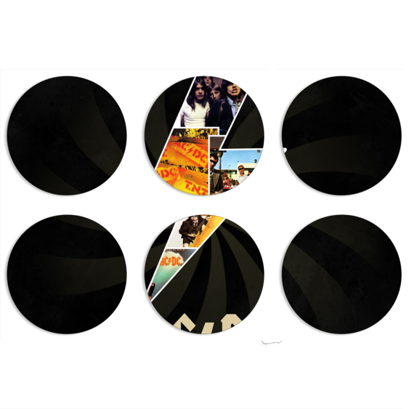 Магнитные фотопазлы круги d55 набор 6 штук 