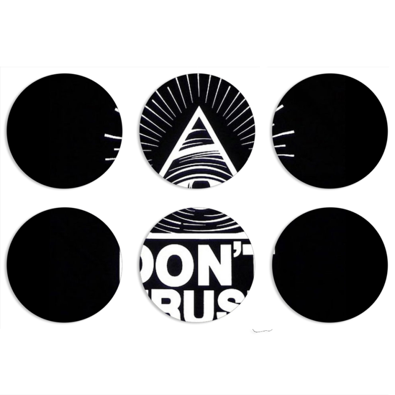 Магнитные фотопазлы круги d55 набор 6 штук Dont Trust Anyone