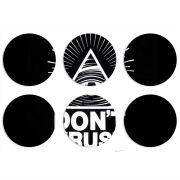 Магнитные фотопазлы круги d55 набор 6 штук Dont Trust Anyone