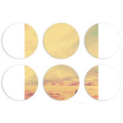 Магнитные фотопазлы круги d55 набор 6 штук 