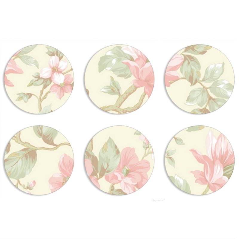 Магнитные фотопазлы круги d55 набор 6 штук 