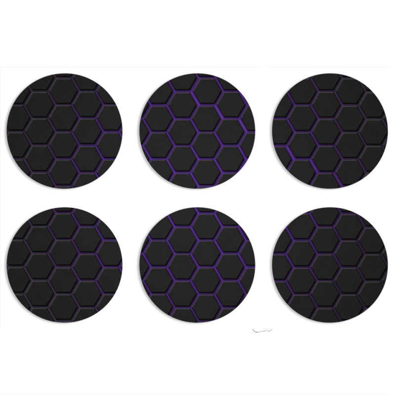 Магнитные фотопазлы круги d55 набор 6 штук 