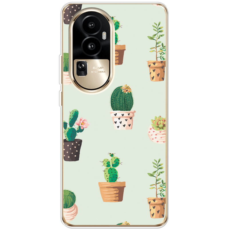 Чехол BoxFace OPPO Reno 10 Pro (China) L-green Cacti