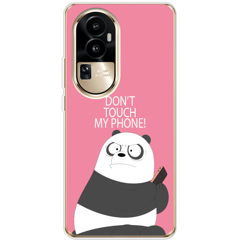 Чехол BoxFace OPPO Reno 10 Pro (China) Dont Touch My Phone Panda