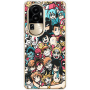 Чехол BoxFace OPPO Reno 10 Pro (China) Anime Stickers