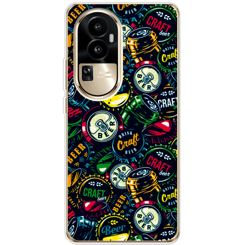 Чехол BoxFace OPPO Reno 10 Pro (China) Bottle Caps
