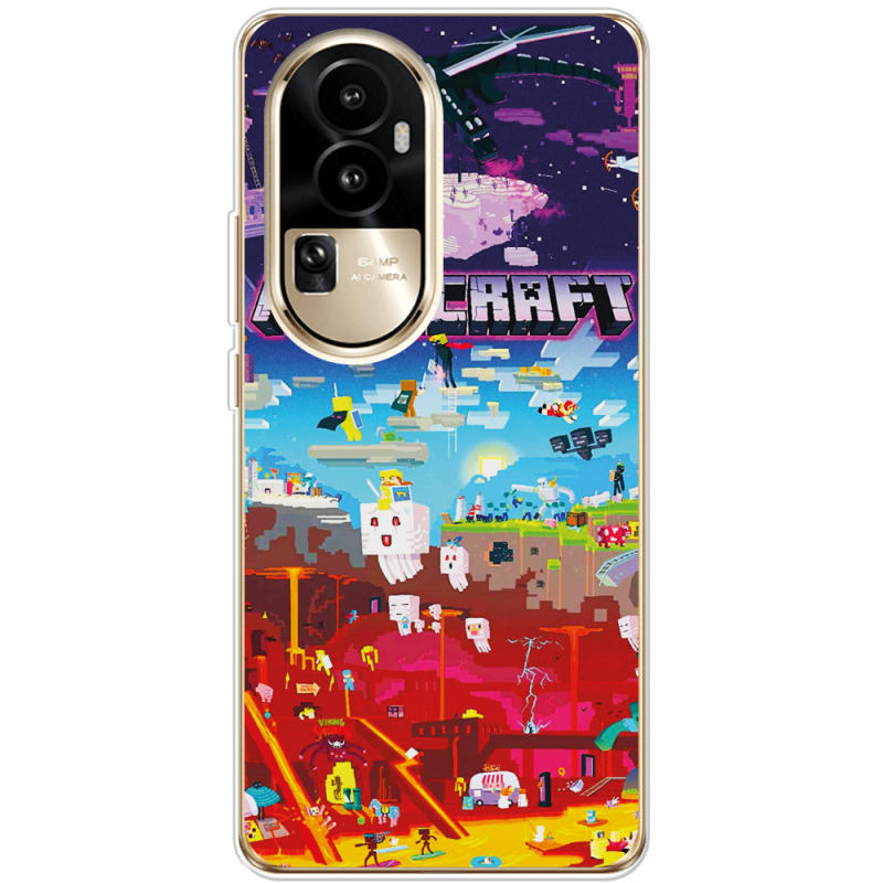 Чехол BoxFace OPPO Reno 10 Pro (China) Minecraft World Beyond