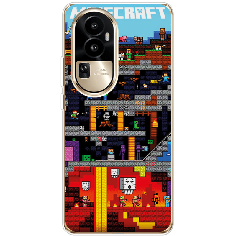 Чехол BoxFace OPPO Reno 10 Pro (China) Minecraft Lode Runner