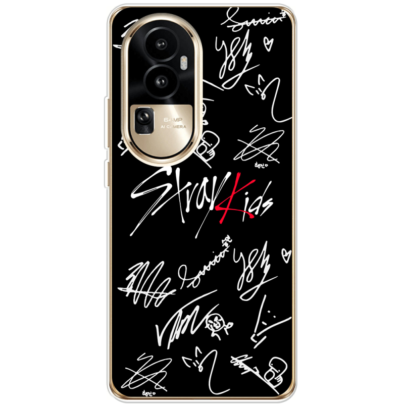 Чехол BoxFace OPPO Reno 10 Pro (China) Stray Kids автограф