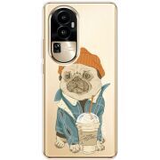 Прозрачный чехол BoxFace OPPO Reno 10 Pro (China) Dog Coffeeman