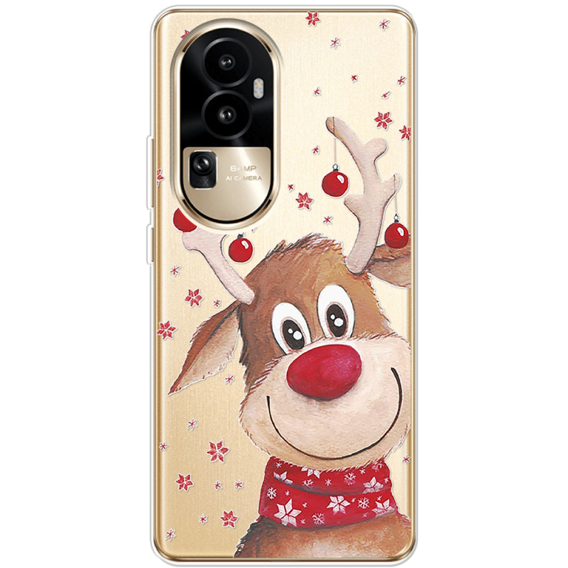 Прозрачный чехол BoxFace OPPO Reno 10 Pro (China) Winter Deer