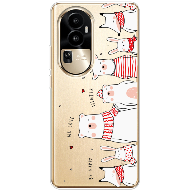 Прозрачный чехол BoxFace OPPO Reno 10 Pro (China) The Friendly Beasts