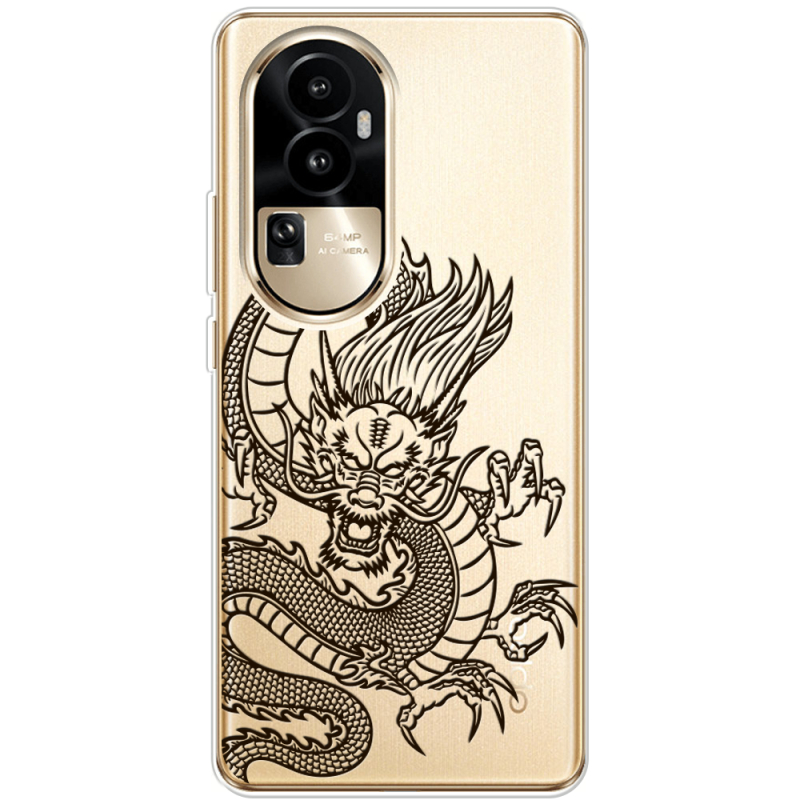 Прозрачный чехол BoxFace OPPO Reno 10 Pro (China) Chinese Dragon