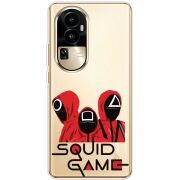Прозрачный чехол BoxFace OPPO Reno 10 Pro (China) siquid game люди в красном