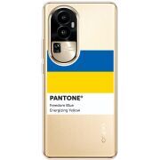 Прозрачный чехол BoxFace OPPO Reno 10 Pro (China) Pantone вільний синій