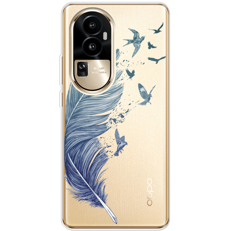 Прозрачный чехол BoxFace OPPO Reno 10 Pro (China) Feather