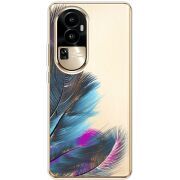 Прозрачный чехол BoxFace OPPO Reno 10 Pro (China) Feathers