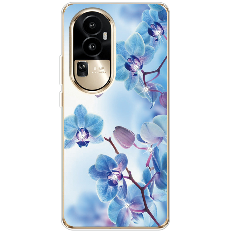 Чехол со стразами OPPO Reno 10 Pro (China) Orchids